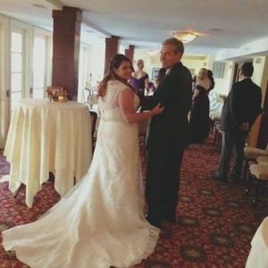 Romantic plus wedding dress